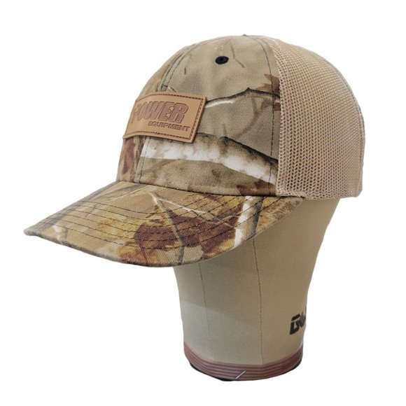 Power Equipment Mesh Camouflage Snapback Cap Realtree Trucker Camo Hat - Picture 5 of 9